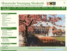 Tablet Screenshot of historie-sliedrecht.nl